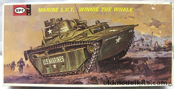 UPC 1/40 USMC 'Winnie the Whale' LVT(A)(4) with 75mm Gun (Ex-Adams), 2157-250 plastic model kit